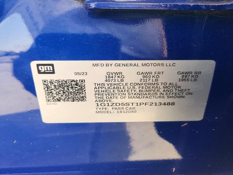 2023 CHEVROLET MALIBU LT 12