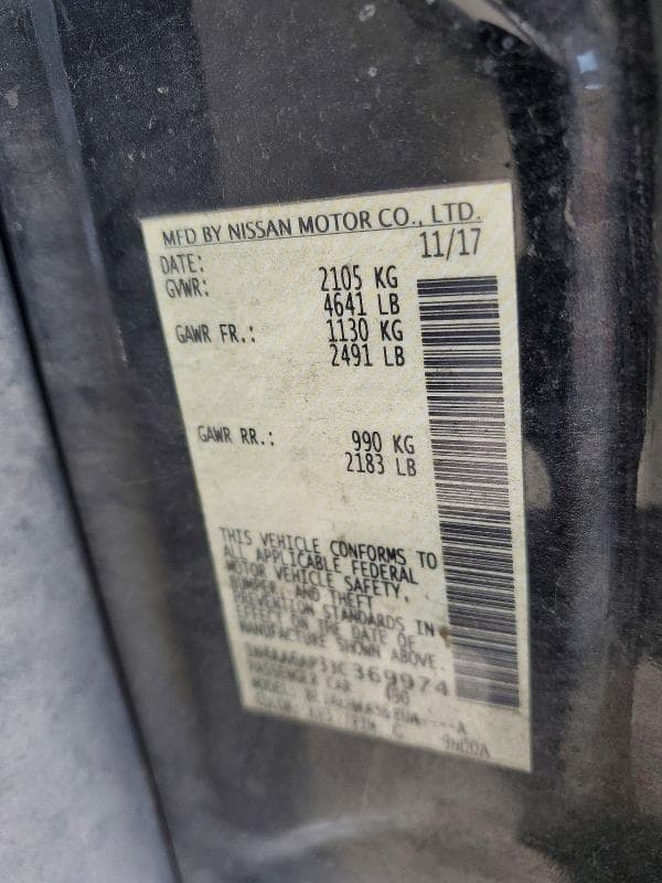 2018 NISSAN MAXIMA PLATINUM 12
