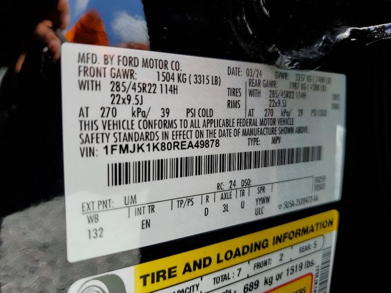 2024 FORD EXPEDITION MAX LIMITED 14