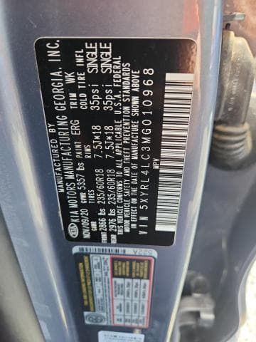 2021 KIA SORENTO S 13