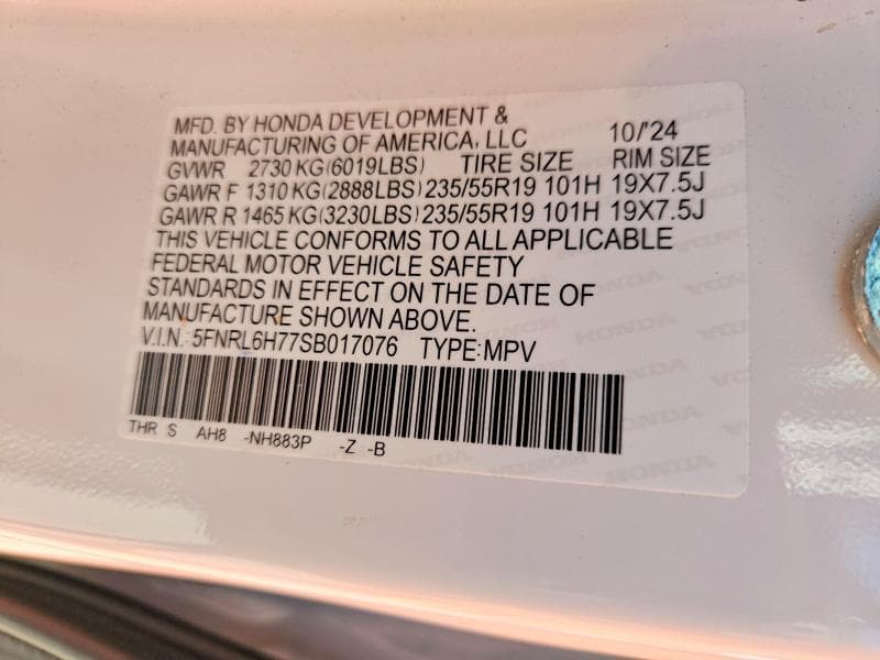 2025 HONDA ODYSSEY SPORT-L 13