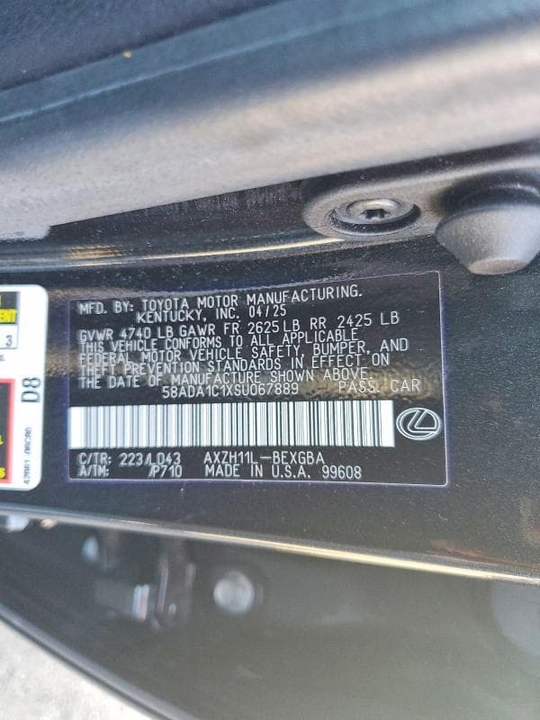 2025 LEXUS ES 300H BASE 13