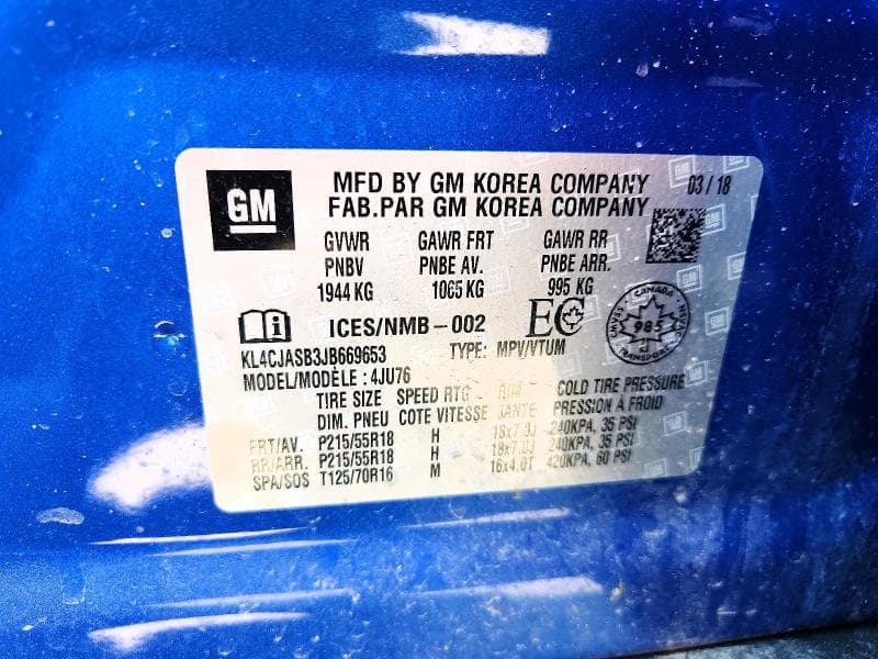 2018 BUICK ENCORE PREFERRED 14