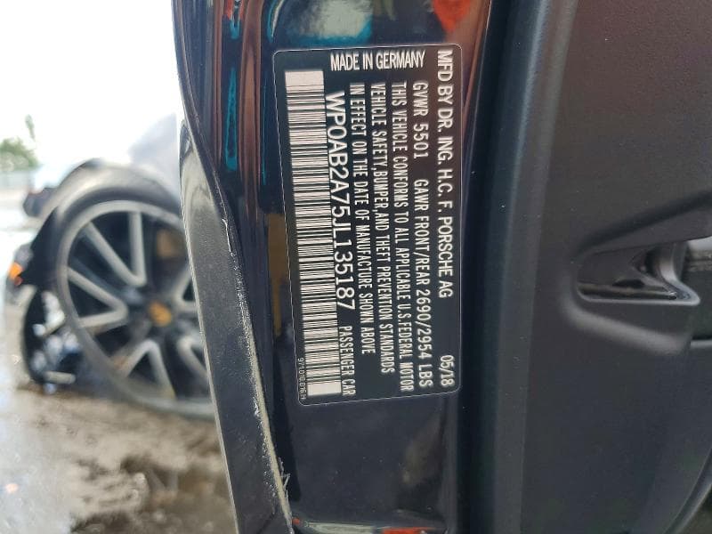 2018 PORSCHE PANAMERA 4S 12