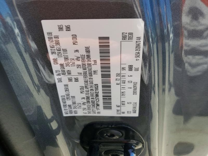 2021 FORD F150 13