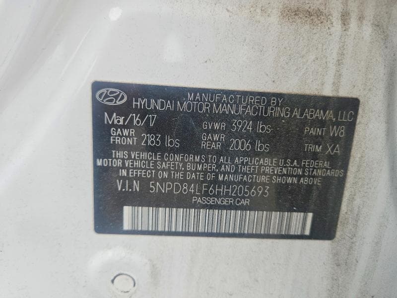 2017 HYUNDAI ELANTRA VALUE EDITION 12