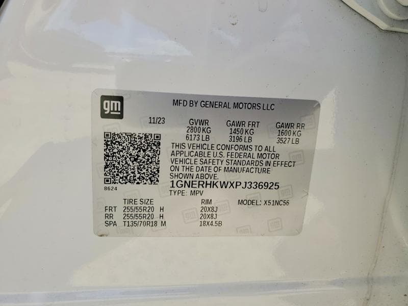 2023 CHEVROLET TRAVERSE LT 12