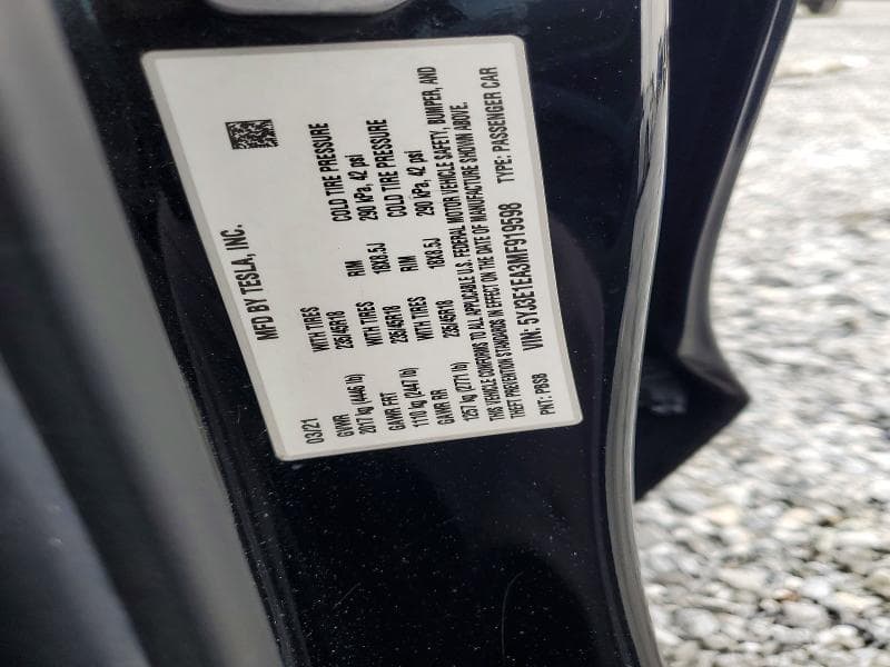 2021 TESLA MODEL 3 12