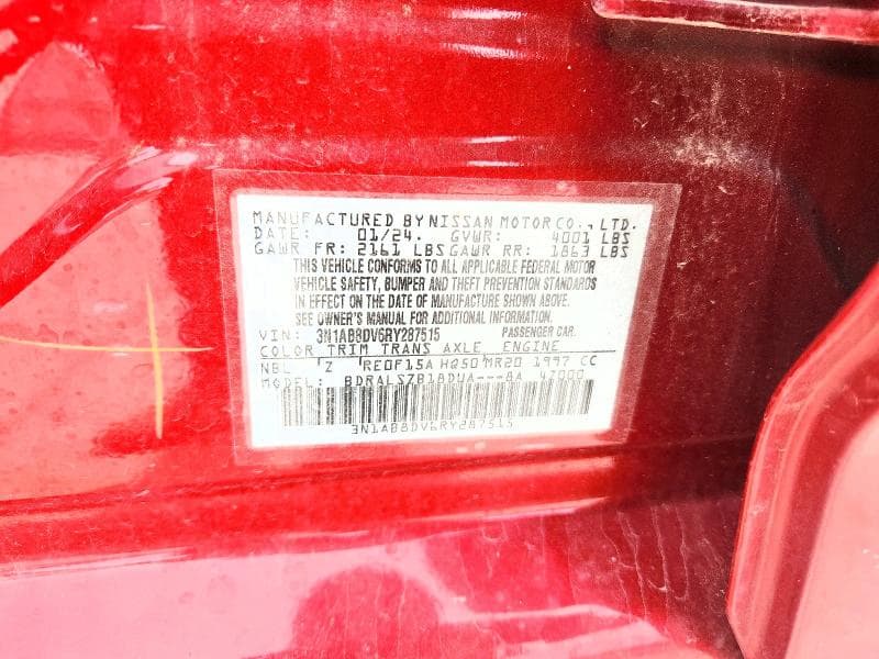 2024 NISSAN SENTRA SR 12