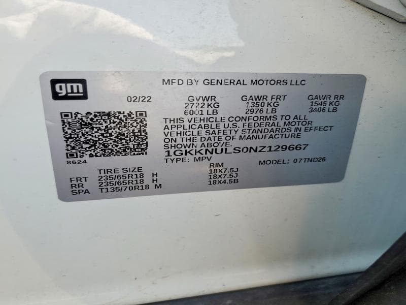 2022 GMC ACADIA SLT 14