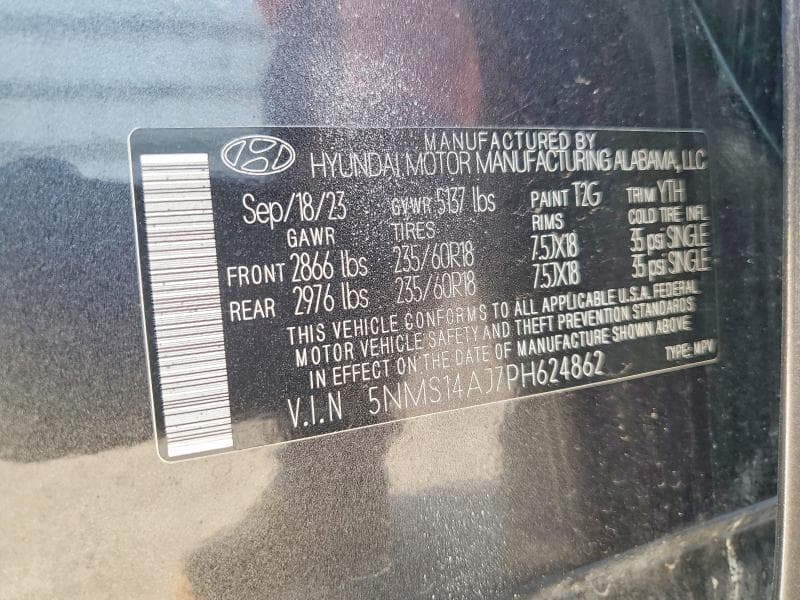 2023 HYUNDAI SANTA FE SE 13