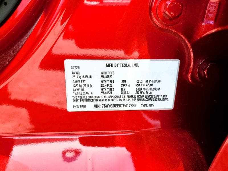 2026 TESLA MODEL Y 12