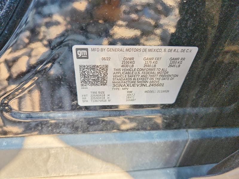 2022 CHEVROLET EQUINOX LT 13