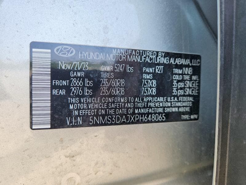 2023 HYUNDAI SANTA FE SEL PREMIUM 13