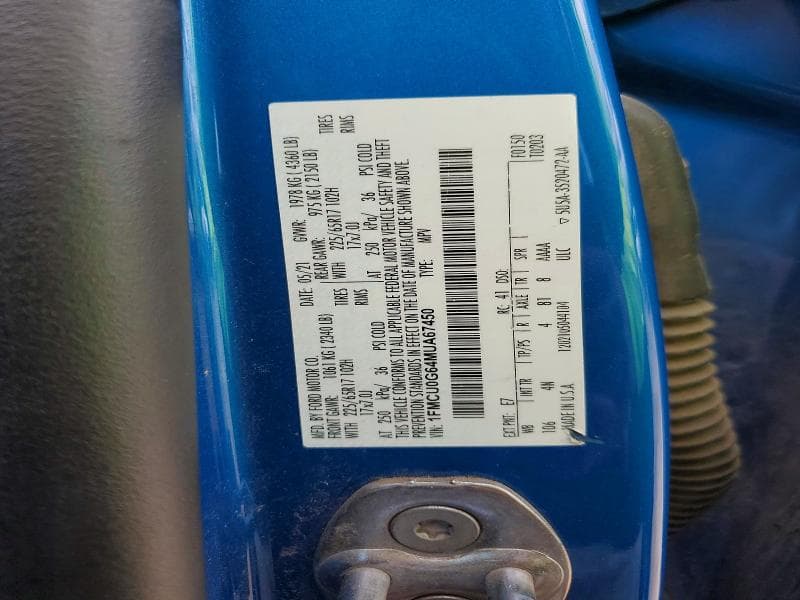 2021 FORD ESCAPE SE 13