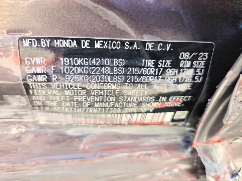 2024 HONDA HR-V EXL 13