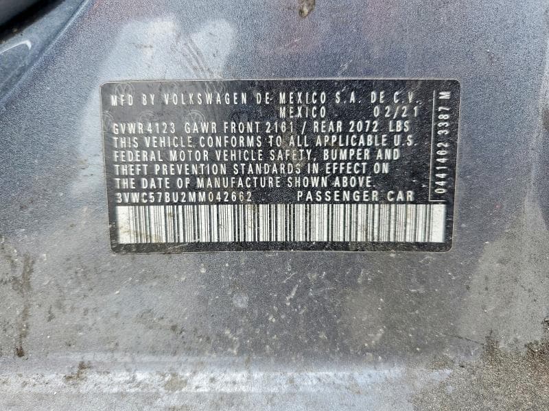 2021 VOLKSWAGEN JETTA S 13