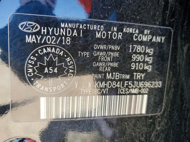 2018 HYUNDAI ELANTRA SEL 12