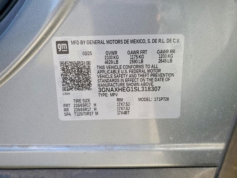 2025 CHEVROLET EQUINOX LT 14
