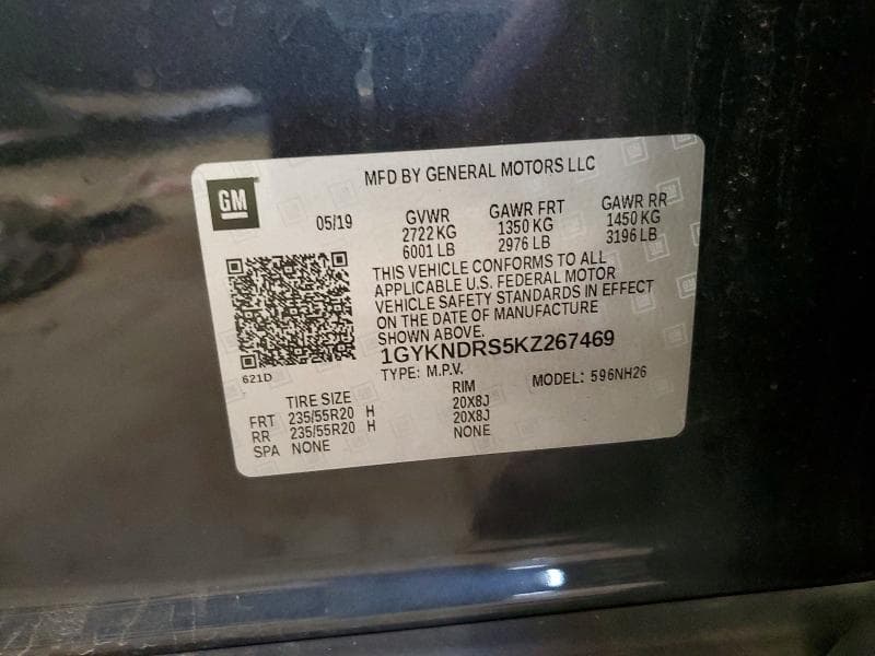 2019 CADILLAC XT5 LUXURY 13