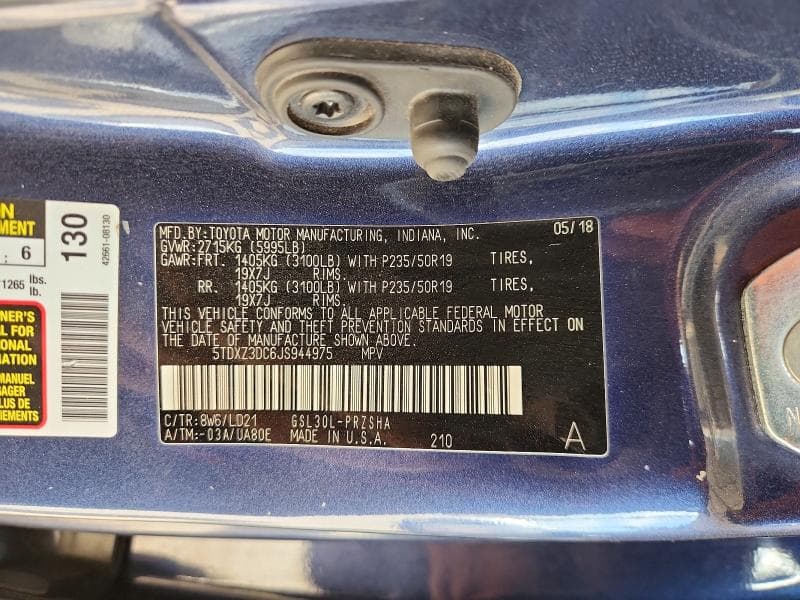 2018 TOYOTA SIENNA SE PREMIUM 8-PASSENGER 14