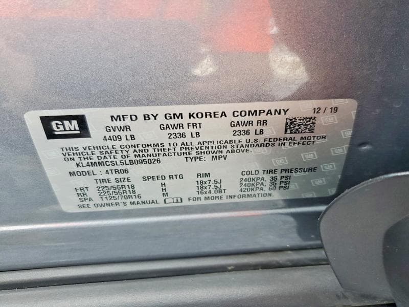 2020 BUICK ENCORE GX PREFERRED 12