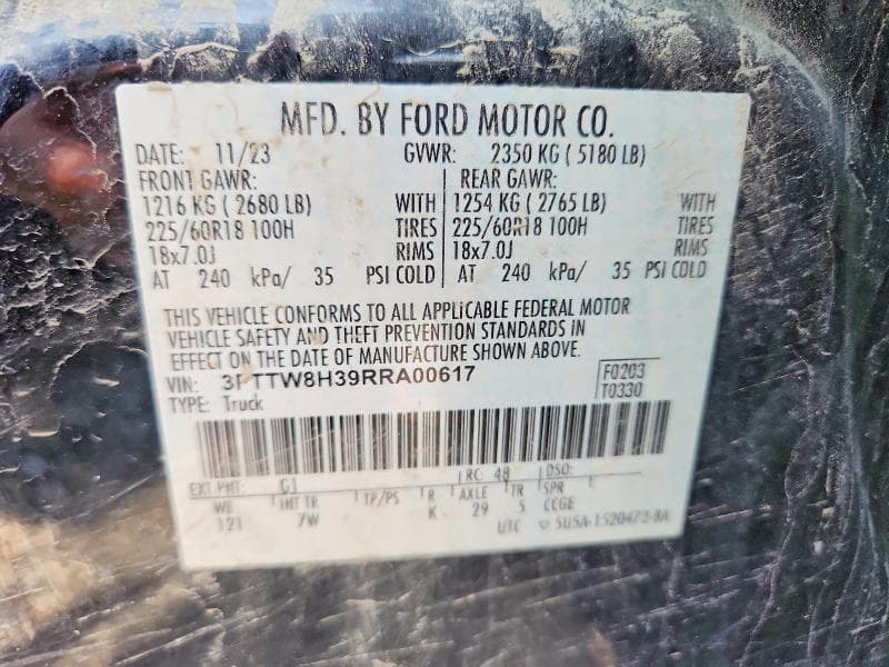 2024 FORD MAVERICK XLT 12