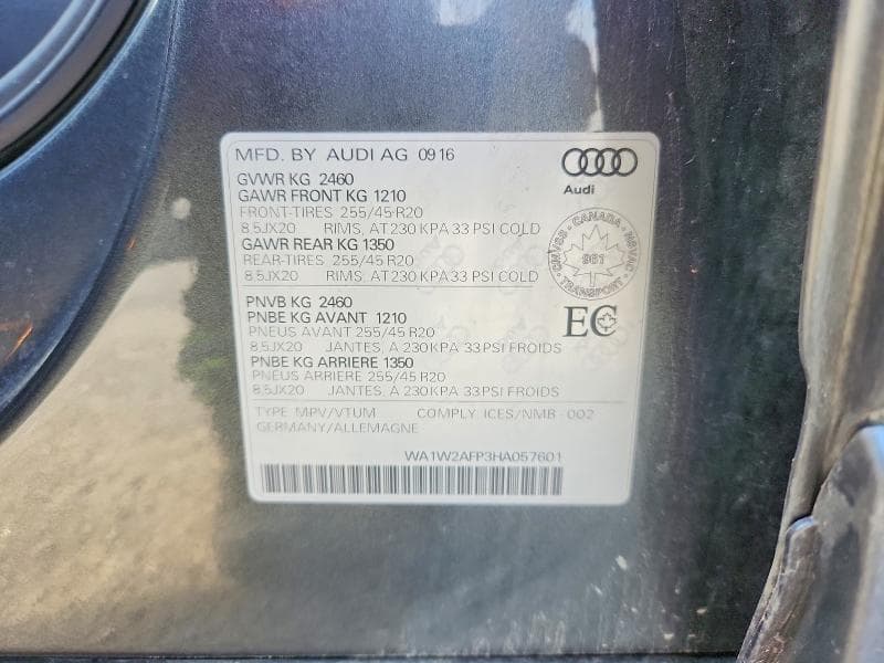 2017 AUDI Q5 TECHNIK S-LINE 13