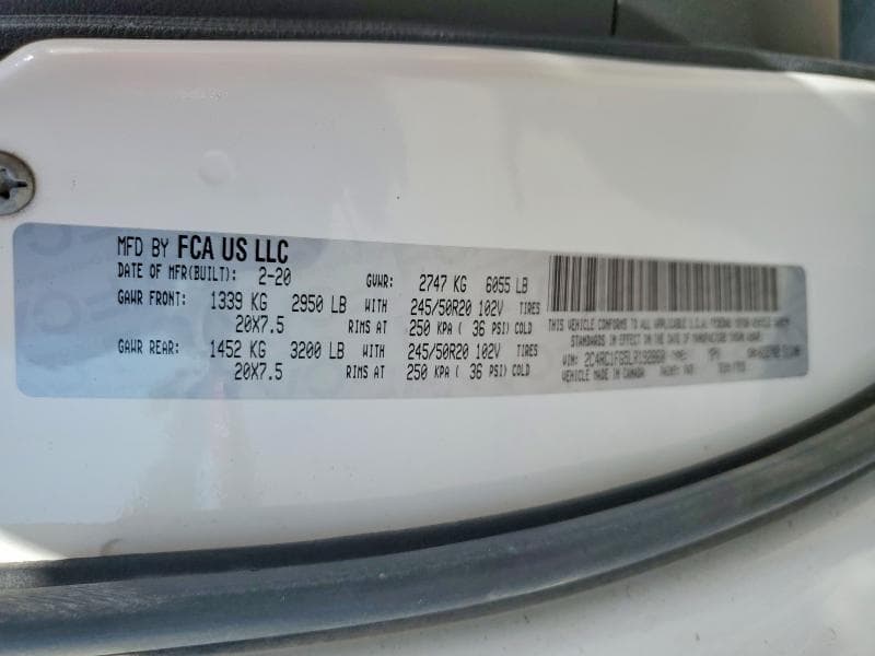 2020 CHRYSLER PACIFICA TOURING 13