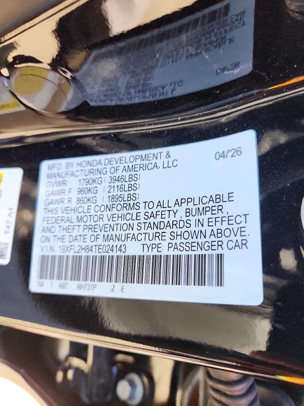 2026 HONDA CIVIC SPORT 12