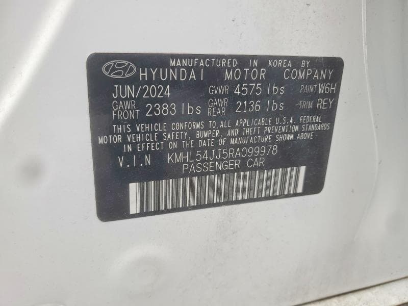 2024 HYUNDAI SONATA HYBRID LIMITED 13