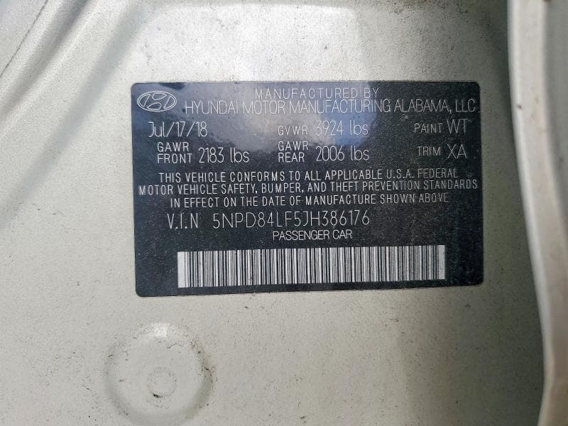 2018 HYUNDAI ELANTRA VALUE EDITION 13