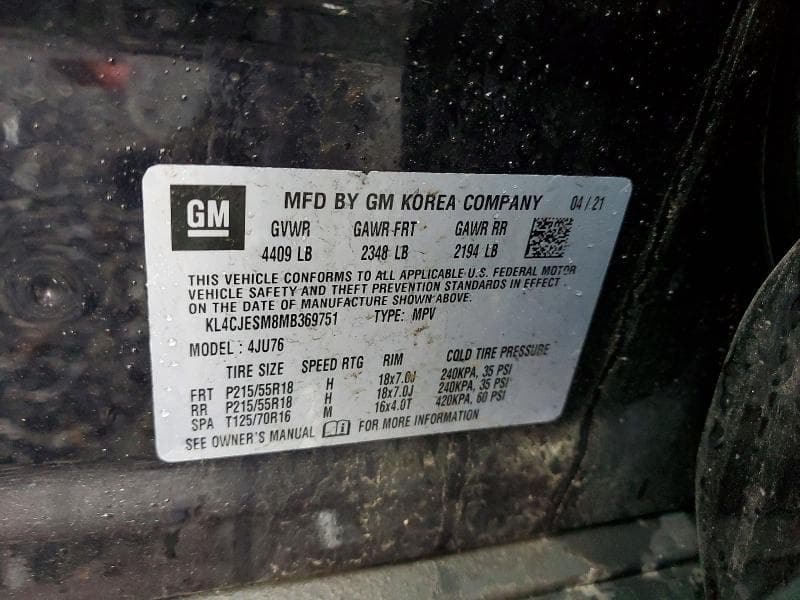 2021 BUICK ENCORE PREFERRED 13