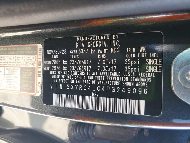 2023 KIA SORENTO LX 14