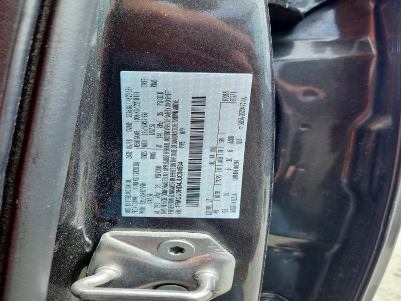 2018 FORD ESCAPE SEL 12
