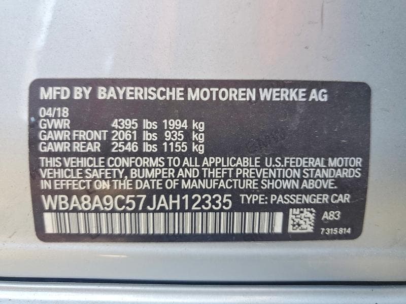 2018 BMW 320 I 12