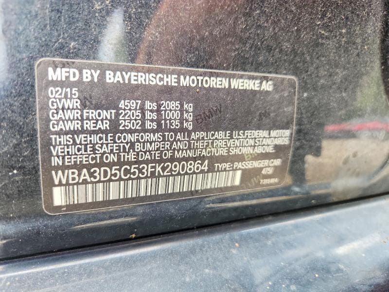 2017 BMW 328 D XDRIVE 12