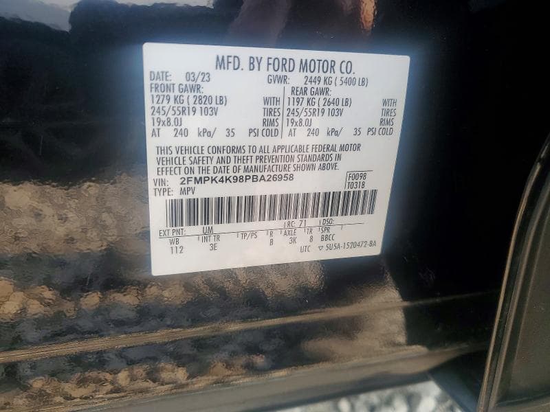 2023 FORD EDGE TITANIUM 13