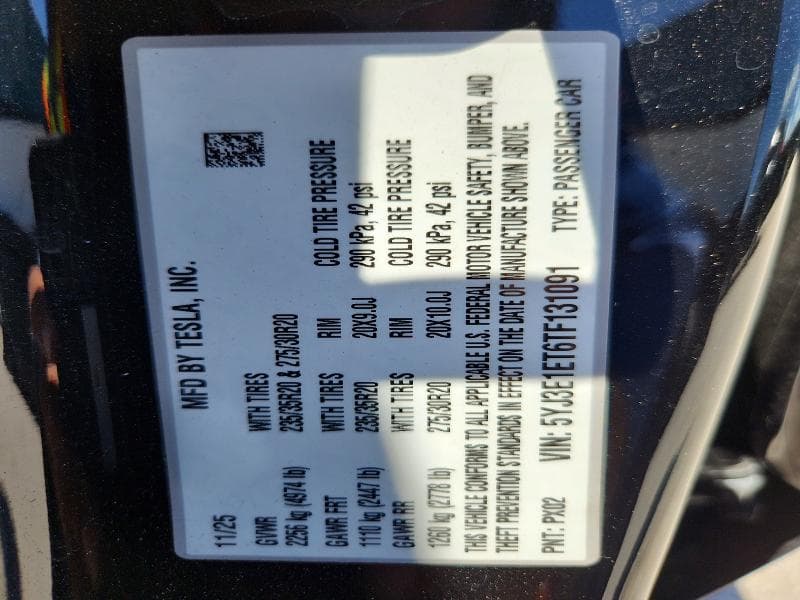 2026 TESLA MODEL 3 12