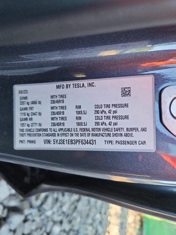 2023 TESLA MODEL 3 12