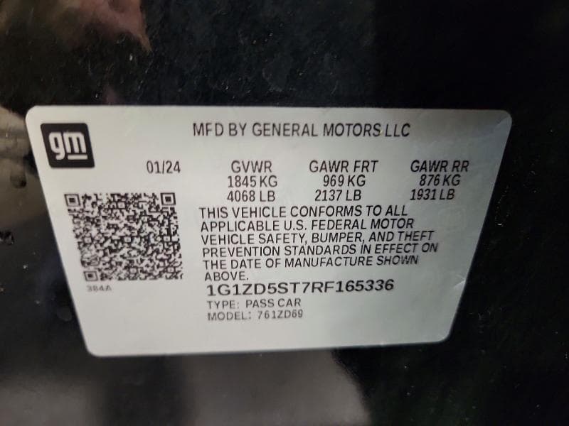 2024 CHEVROLET MALIBU LT 13