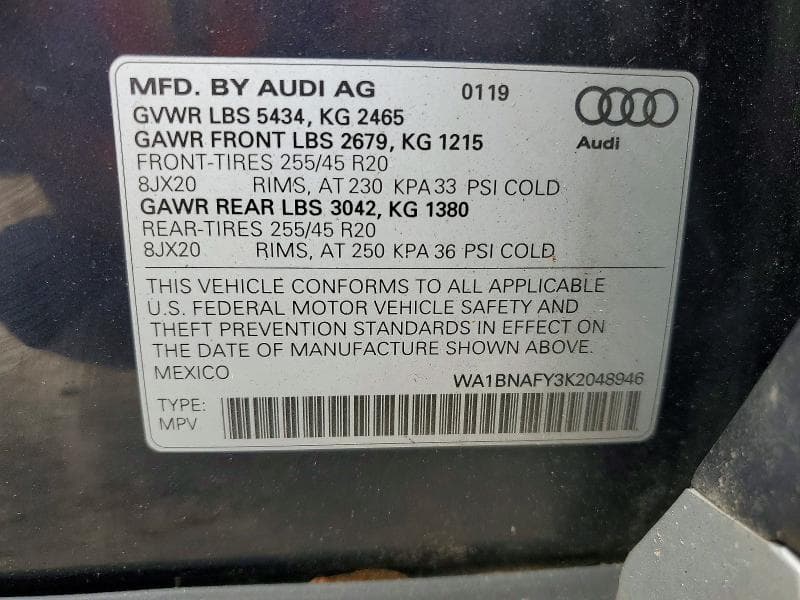 2019 AUDI Q5 PREMIUM PLUS 14