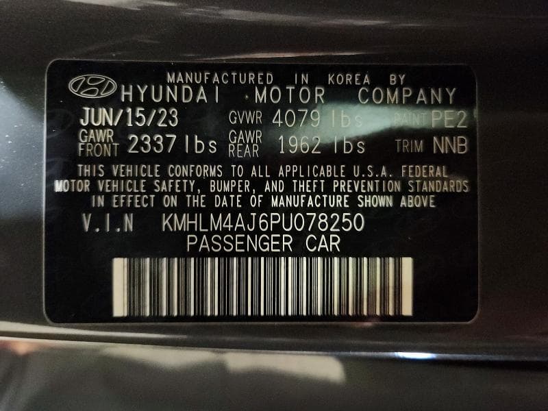 2023 HYUNDAI ELANTRA BLUE BLUE 13