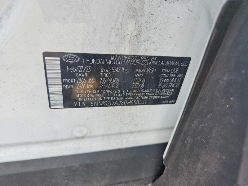2023 HYUNDAI SANTA FE SEL 13