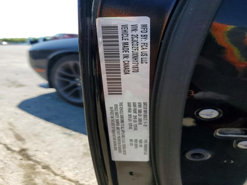2022 DODGE CHALLENGER R/T SCAT PACK 12