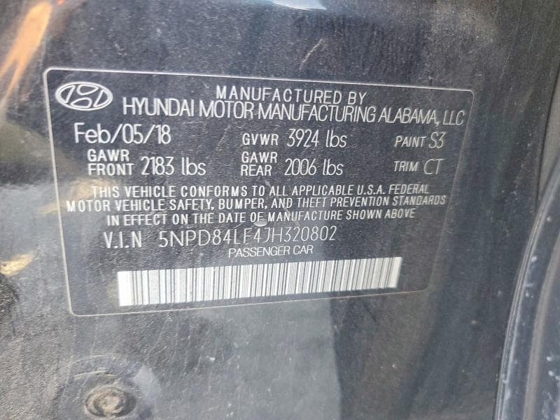 2018 HYUNDAI ELANTRA VALUE EDITION 12