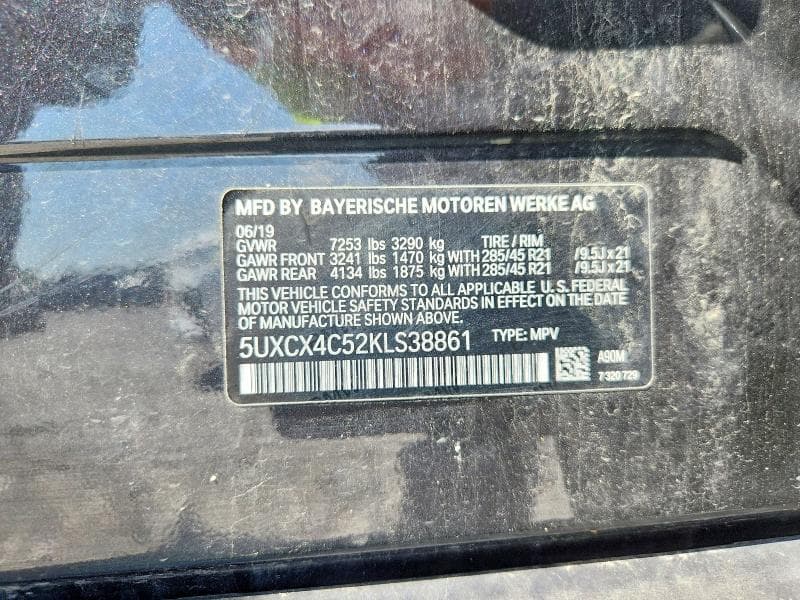 2019 BMW X7 XDRIVE50I 13