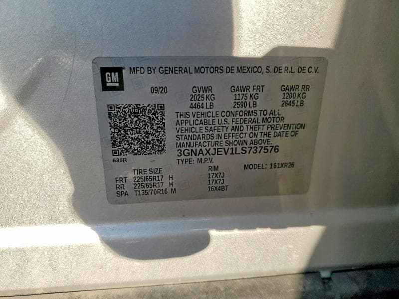 2020 CHEVROLET EQUINOX LT 13