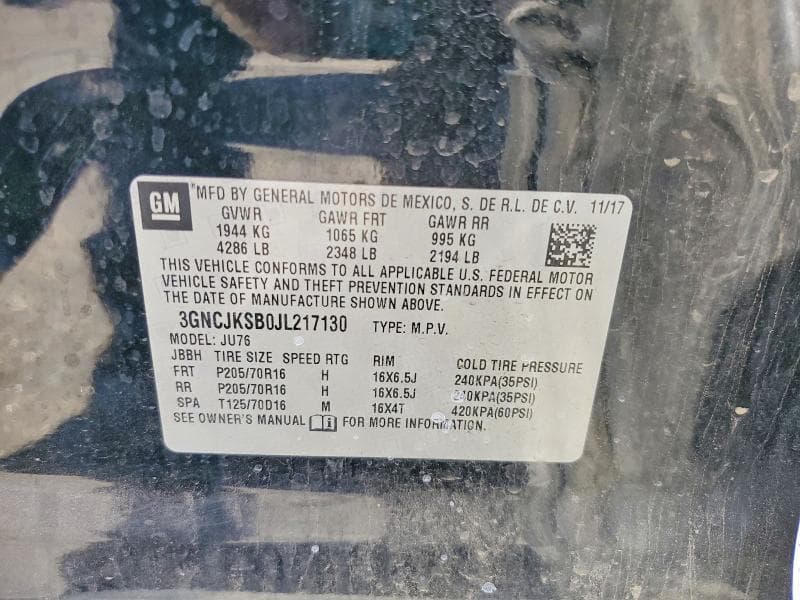 2018 CHEVROLET TRAX LS 13