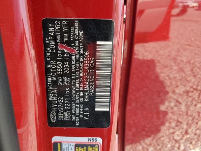 2023 HYUNDAI ELANTRA SEL 12